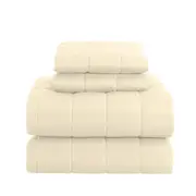 Royal Comfort Coverlet Set Bedspread Soft Touch Easy Care Breathable 3 Piece Queen Beige Comforter Sets Queen