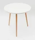 DECOMIL - Modern Side Table | Round End Table | Coffee Table for Small Spaces