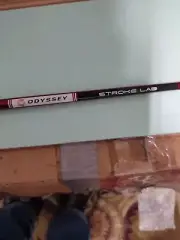 New Odyssey Stroke Lab Red Putter Shaft 34 1/2" Long W/Stk Odyssey Grip & Weight