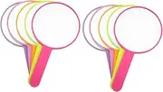 FOMIYES 10pcs Bulk Compact Travel Makeup Mirrors Handheld Girl's Mirror Handle Portable Cosmetics Mirror for Women Artists