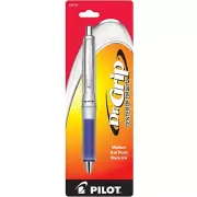 Pilot Dr. Grip Center of Gravity RT Ballpoint Pen, Blue Barrel, Medium, 3 Each