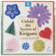 HTF Unfold the Secrets of Kirigami Origami-Like Paper Folding Craft Kit New