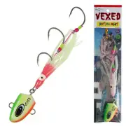 Vexed Bottom Meat Hybrid Jig / Bait Rig 110g Lumo Glow Spot