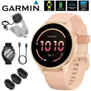 Garmin VIVOACTIVE 6 Health & Fitness GPS Smartwatch, Pink Dawn + Accessories Kit