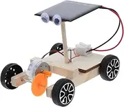 KOMBIUDA Mini Solar Powered Car Kit DIY Educational Gadget for Science Solar Car Model for Learning Fun Activities