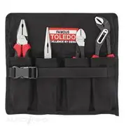 Toledo Plier Set In Reusable Tool Roll - TPSA02