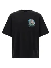 [Amiri] Amiri-Amiri Hotel T Shirt Nero-Uomo M