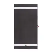 Lacoste LCASUAL Cotton Bath Sheet 90x150cm Quick Dry Bathroom Towel Bitume