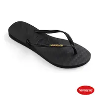 在飛比找蝦皮商城優惠-Havaianas 哈瓦仕 拖鞋 夾腳拖 金屬LOGO 黑/