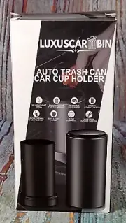 Luxuscar Bin Auto Trash Can Car Cup Holder - NEW