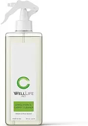 Well Life Plant-Based Upholstery & Carpet Cleaner - Cleans Daily Dirt, Grime, Great for Dog and Cat Owners, Homes with Small Children
