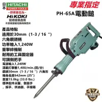 在飛比找蝦皮購物優惠-含稅 日立 浮字 HITACHI 更名 HIKOKI 65A