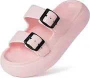 [KVbabby] Cloud Sandals for Kids Slippers Girls Boys Slides Shower Slippers Ultra Cushion Quick Drying Anti-Slip, B-pink, 3.5-4 Big Kid