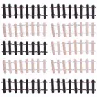 10PCS Small Picket Fence Decorative Fence Miniature Picket Fence
