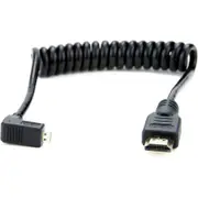 Atomos Coiled Right-Angle Micro to Full HDMI Cable 30cm-45cm