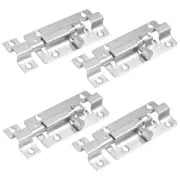 Door Latch Lock, 4 Pcs 3 Inches Barrel Bolt Door Latches Hardware, Thickened
