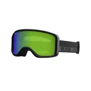 Giro Sagen Snow Goggles, Black & Grey Flow Frame, Loden/Yellow Lens