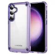 For Samsung Galaxy S24 Case Anti-drop TPU Frame Clear PC Back Cover