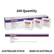 200 X Alcohol Wipes Medi Swabs Sterile Medical Isypropyl Wipe Swab Prep Pads