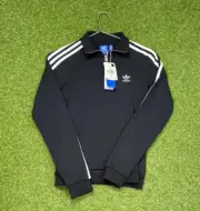 Adidas Collared Quarter 1/4 Zip Women’s Size Extra Small XS THREE STRIPE