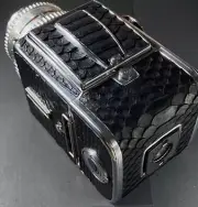 Hasselblad 5 SERIES 500 501 503 C/CM/CW/CXI Black Python Skin Cover --- AMANDA
