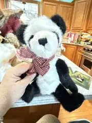Boyds Bears Domino Panda Bear 12" Plush w/ Bow Tie #57004-07