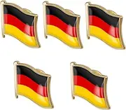 [BESTYASH] Germany Flag Brooch Clothes Brooch Pin Brooch Pin Clip Flag Pin Brooch for Clothes Decorative Brooch Pin Flag Lapel Pin Country Flag Brooch German Flag Banner Flags Iron