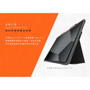 澳洲【STM】Dux Plus 系列 iPad Pro 12.9吋 (第三~六代) 軍規防摔保護殼 (黑)