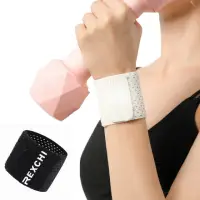在飛比找momo購物網優惠-【Rexchi】超值2入組 可調整式運動腕帶 升級網孔款 親