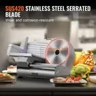 Electric Meat Slicer 180W Deli Food Slicer with 7.5 Inch Stainless Steel Blade