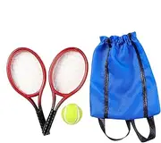 Miniature Tennis Set | Simulation Tennis Racket Ball Model - Sports Equipment Cake Topper for Boys, Girls, Kids, Children Fans