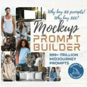 Mockup prompt builder Midjourney prompt mockup tshirt mockup sweatshirt