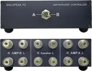 High-Quality 2-IN-1 Amplifier and Speaker Switcher for Seamless Audio Comparison