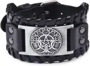 Viking Bracelet Tree of Life - Nordic Bracelet with Yggdrasil Amulet - Pagan Jew
