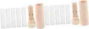 2 Sets Rhinoplasty Essential Oil Scent Stick Rinse Mouth Fire Oil Diffuser Vent Gel Aroma Diffuser Nose Inhalation Breathing Aromatherapy Car Perfume Diffuser Steam Smell Mask Wood