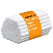 60PCS Humidifier Stick Filter Refill - Mini Humidifier Filter Sticks Air Diffuse