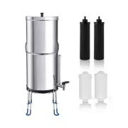 Amwater NSF/ANSI 42&372 Certification 2.25G Stainless Steel Gravity-Fed Water...