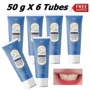 6X Sis’s Goat Milk Toothpaste Fluoride 1,500 PPM Fresh Clear Breath Whiten Teeth