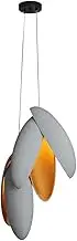 CJLWSLCO Gray Flower Resin Pendant Light Living Room Hotel Hanging Lamp Art Gallery Decoration Chandeliers Study Room Coffee Shop Lighting Fixture E14 Base Hanging Light Indoor Adjustable Height