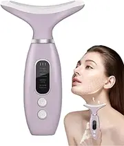 Fulenyi Face and Neck Massager, Portable Facial Massager for Skin Care, Multifunctional Facial Massage Tool, Face Neck Massager for Skin Care Routine At Home, Easy To Use