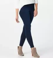 SPANX Dark Blue Twilight Rinse Jean-ish Leggings Jeginngs Skinny Jeans M = 6/8