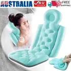 Blue Full Body Bath Pillow Non-Slip Neck Back Shoulder Rest Cushion WashableGift