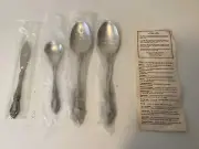 Oneida RAPHAEL Distinction Deluxe Stainless Flatware 4 Piece Serving Set HH