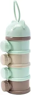 Stackable Formula Dispenser | Multi-Tier Supplement Container Protein Powder Storage | Tiered Formula Boxes Stackable Organizer for Children, Parents