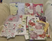 45 Pc Assorted Brands FLORAL & RELIGIOUS BIRTHDAY Cards w/ Envelopes Lot #19-NEW