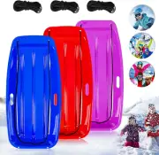 Snow Sled, For Kid & Adult, Resistant Handles, Ropes, For Winter Skiing, Outdoor