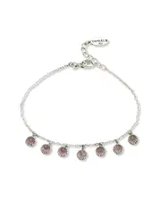 Samuel B. Silver 2.45 ct. tw. Rhodochrosite Bracelet