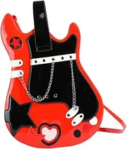 [Frediuo] Guitar Shaped Backpack Creative Fashion Handbag for Dating Work Vacation Party