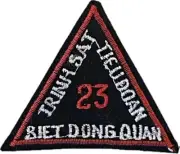 WARTIME ARVN RANGER 23RD BATTALION RECONNAISSANCE ELEMENT PATCH (667)