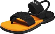 [Generic] Mens Slide Sandals Size 14 Pvc Sole Flip Flops Summer Men Two Wear Sandals And Slippers 8w Sandals Men